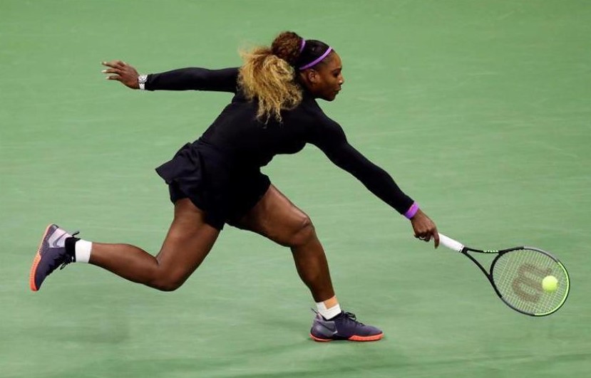 Serena Williams durante el US Open
