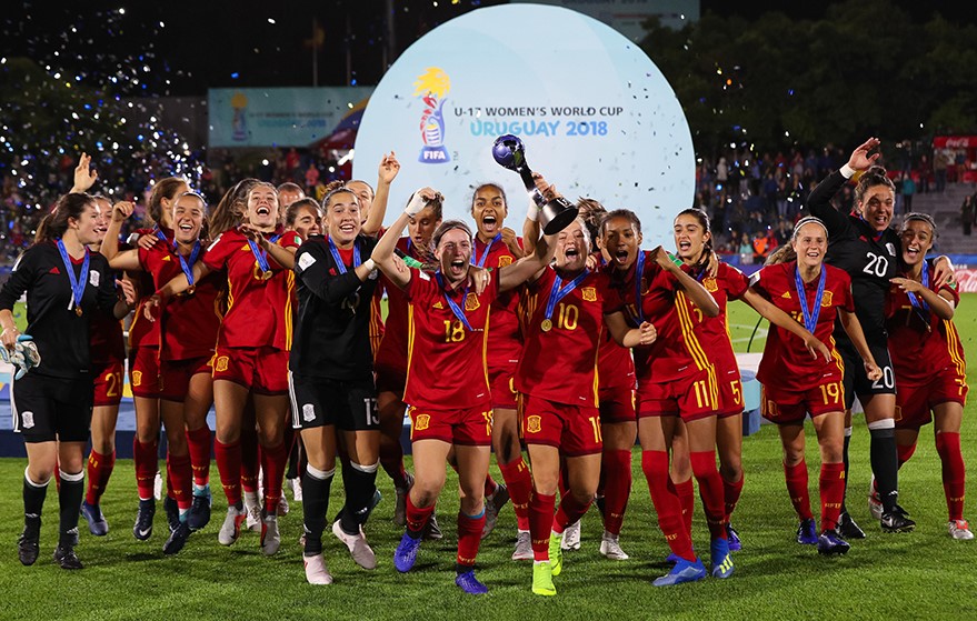 España Sub-17 campeona del mundial 2018 (foto: RFEF)