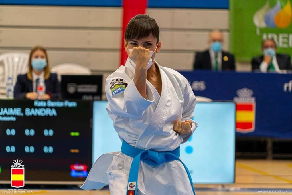 Sandra Sánchez durante el torneo