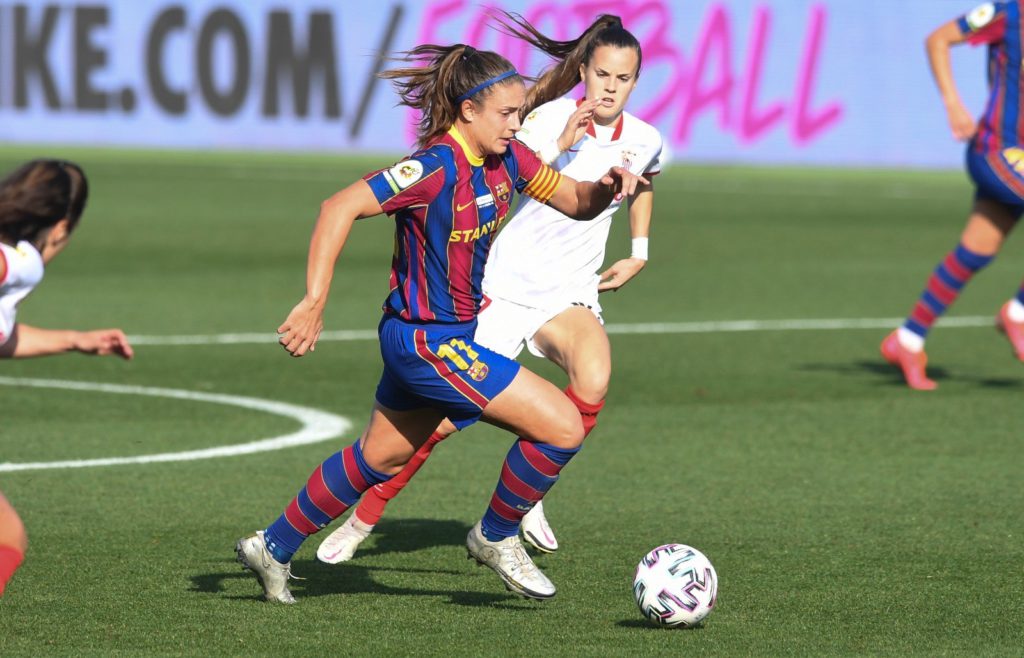 La capitana del Barcelona Alexia Putellas, autora de un gol