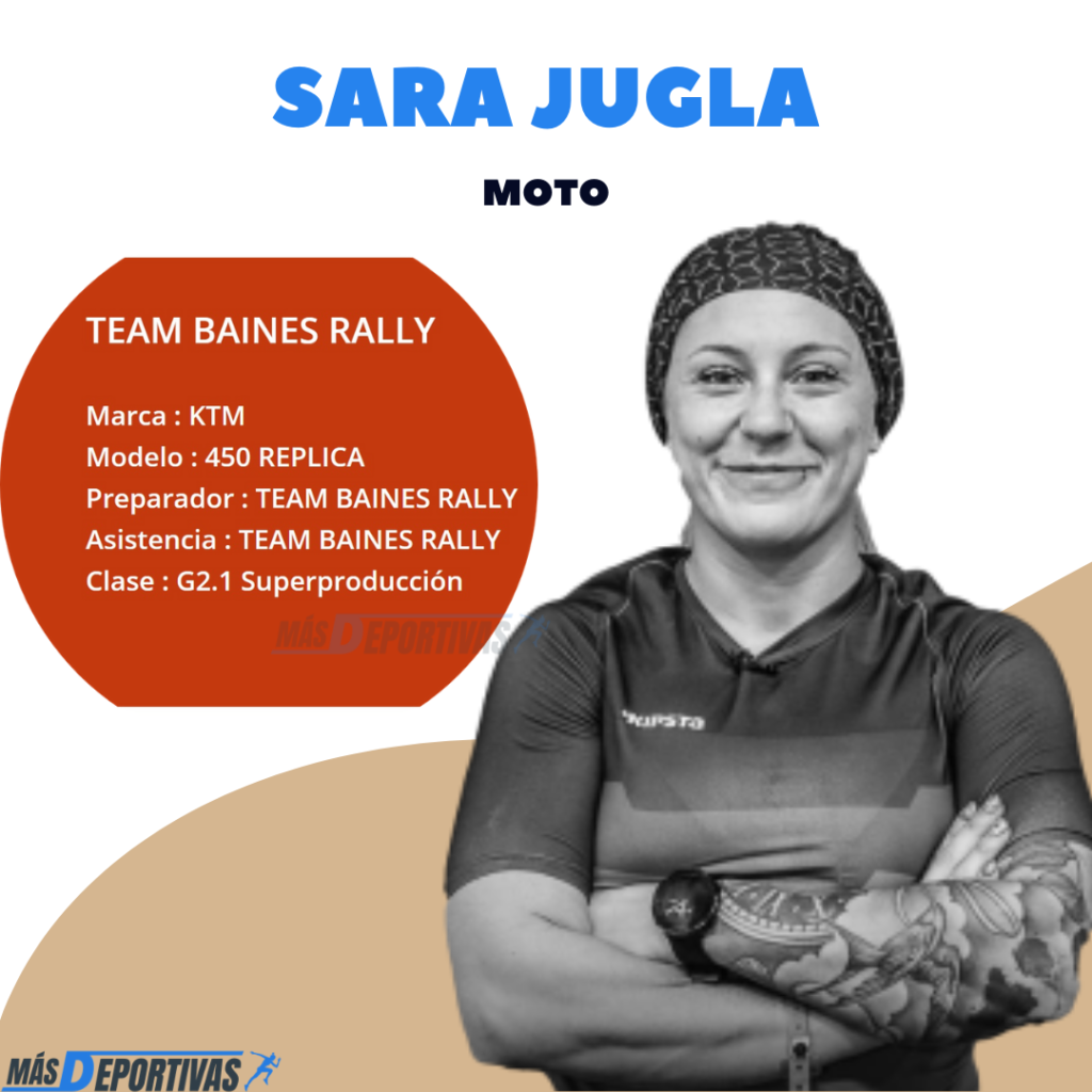 Mujeres en el Dakar 2021: Sara Jugla