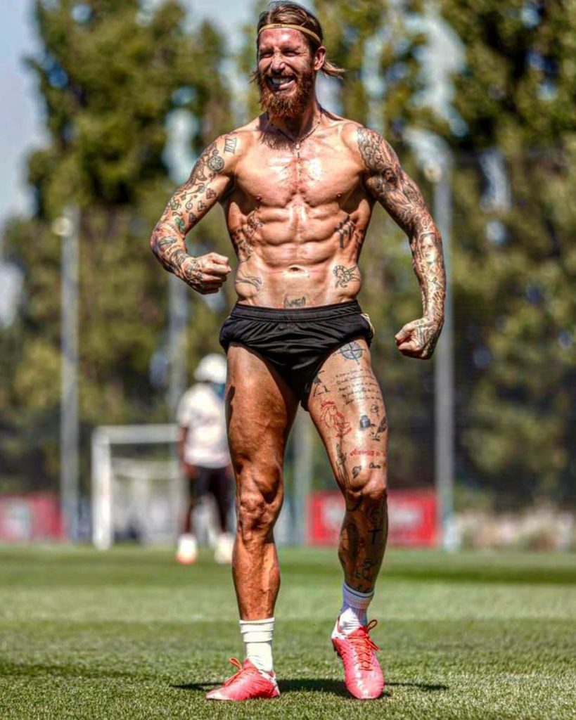 El deporte es futbol y cosa de hombres. Sergio Ramos en una imagen de Instagram.html
