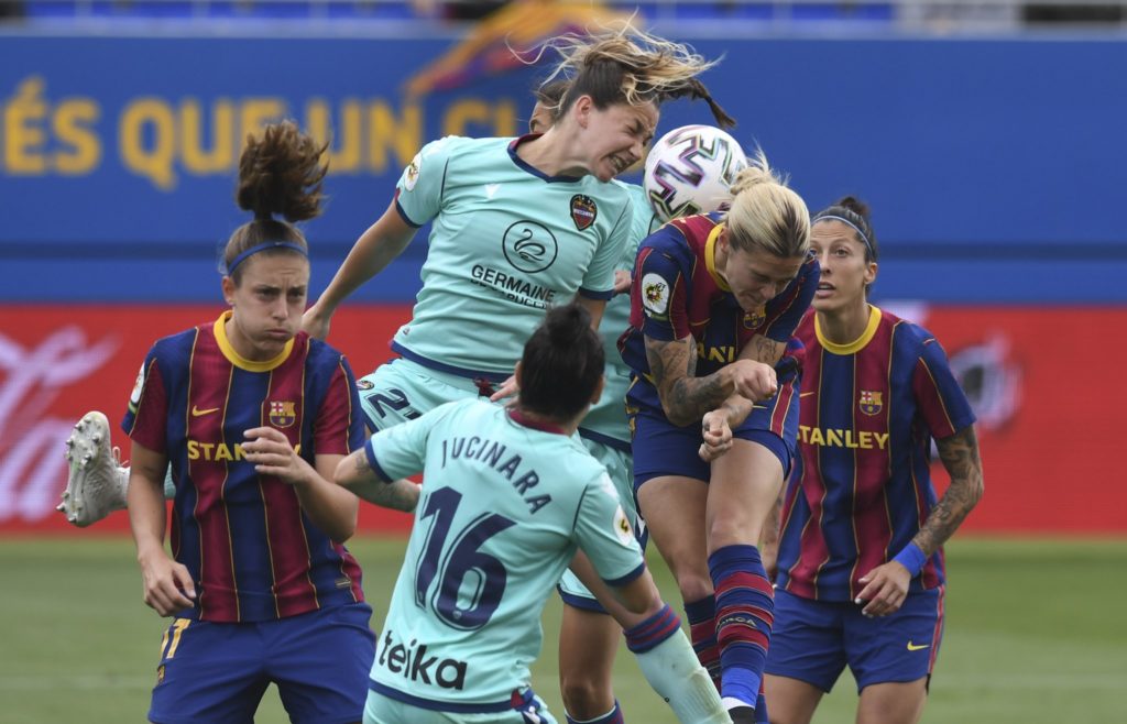 Las jugadoras del Barcelona siguen invictas