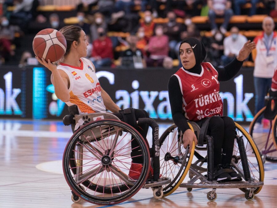 Europeo baloncesto silla ruedas España-Turquía en su primera jornada