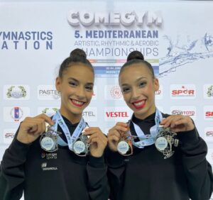 decena gimnastas junior Mediterraneos