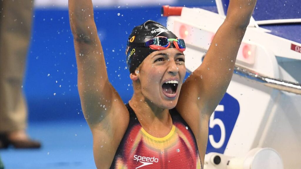 Campeona olímpica Michelle Alonso